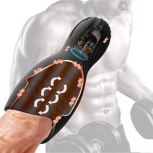 Male Glans Stimulate Massager 10 Modes Penis Delay Trainer Vibrator Rotate Masturbator Automatic Oral Climax Sex Sex Toy For Men