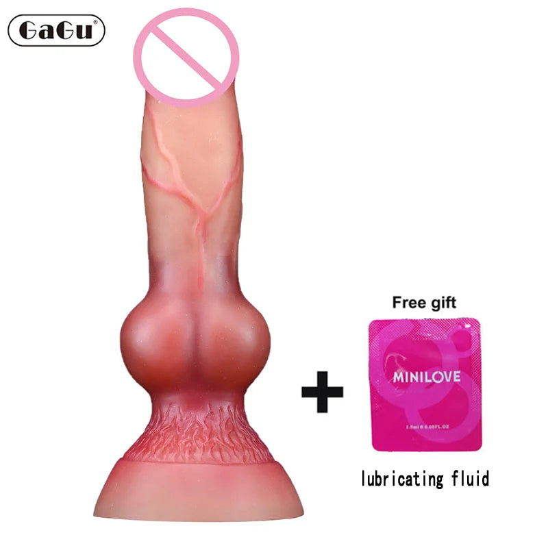 Animal Fox Dog Huge Dildos Anal Plug Realistic Dildo With Suction Cup Sex Toys for Women Men Penis Butt Plug Erotic Dick Shop