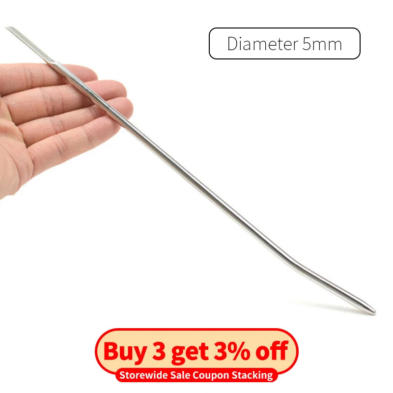 Adult Sex Toys For Men Penis Plug Stretching Male Private Goods Smooth Head Stainless Steel Catheters Urethral Sounds Dilators