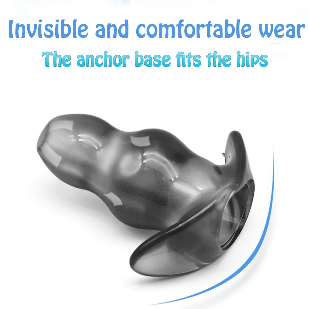 Sex Toys For Woman Men Gay Adult Products Hollow Dildo Anus Butt Plug Anal Dilator Enema Prostate Massager