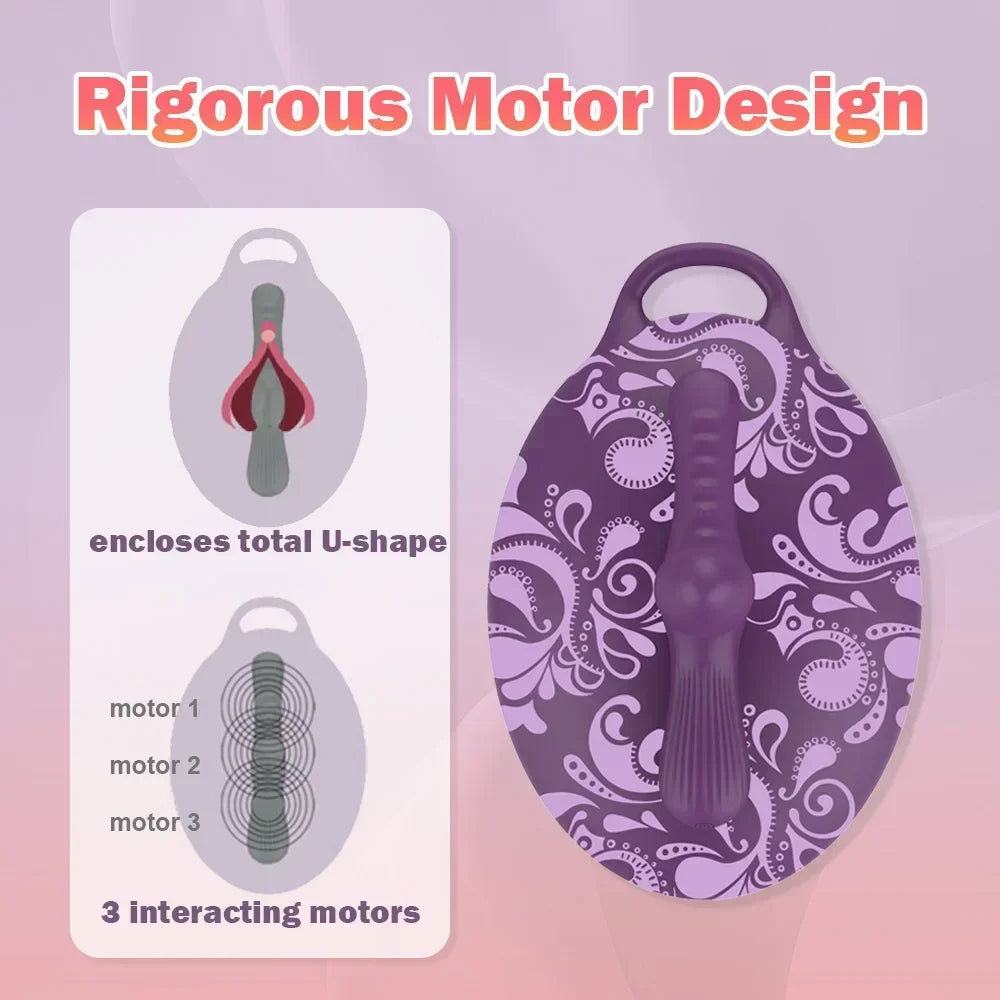 Sit On Vibrating Thrusting Toy with Dildo for Women Men, G-spot Clitoris Anal Vibrator, Sex Machine Sex Furniture Adult Sex Toys