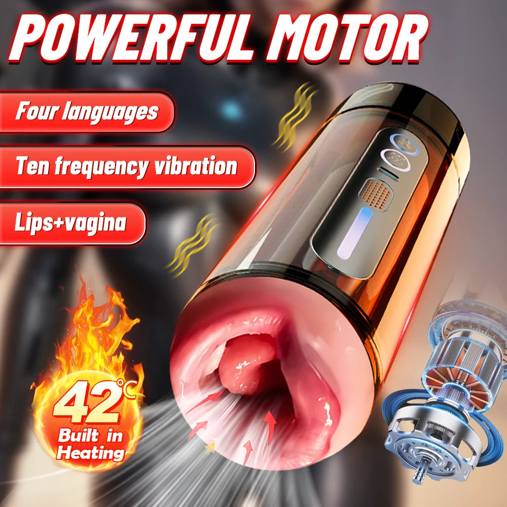 Sex Toys Automatic Male Masturbator Cup Sexy Voice Blowjob Vaginal Penetration Pocket Pussy Masturbator Toy Adults Goods for Man