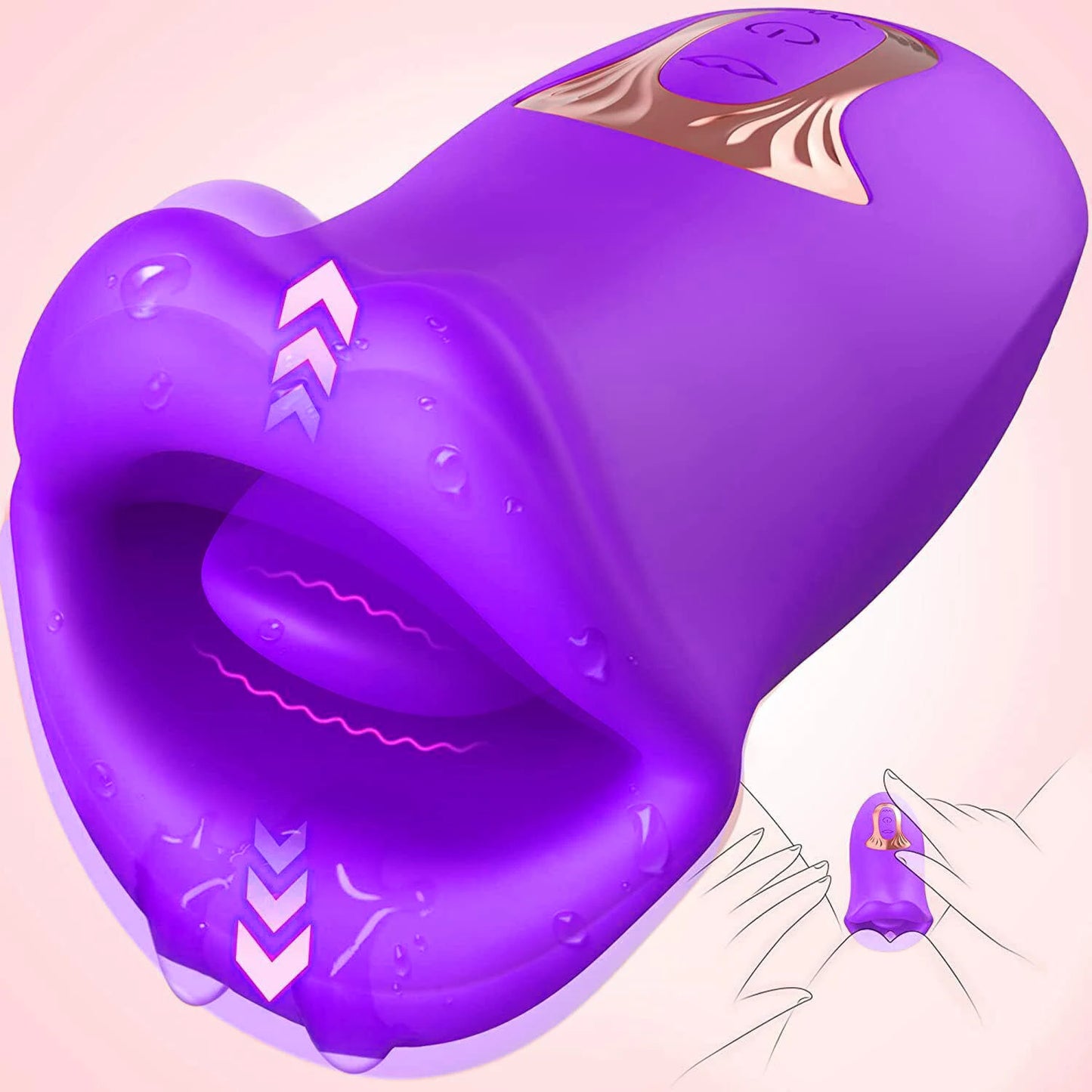 Sucking Licking Dildo Vibrator Female Tongue Telescopic Dildos G-spot Clitoris Nipple Stimulator Female Female Masturbation 18+