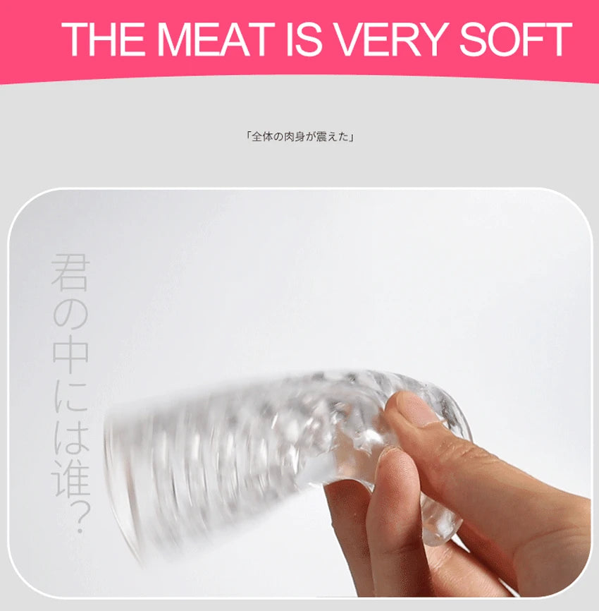 Male Masturbator Egg Erotic Toy for Adultl Silicone Masturbation Cup Penis Exercise Sex Toys for Men Protable Blowjob Sex Shop