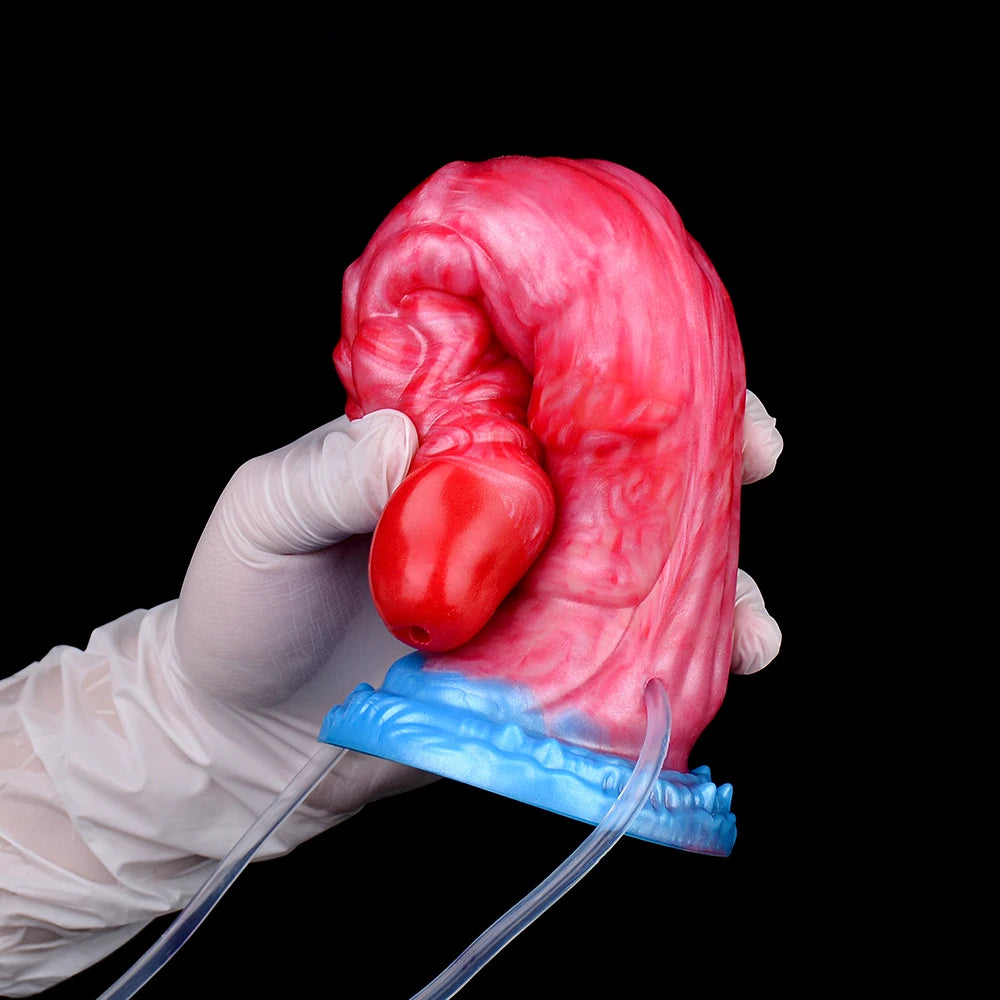 9.06" Dragon Dildo, Inflatable Monster Penis with Realistic Dragon Scales, G-spot Stimulation for Women/Couples, Hands-free Play