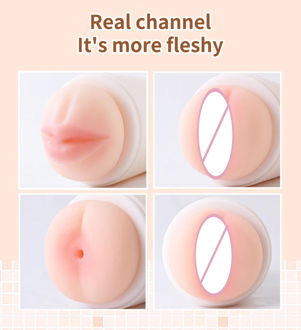 Sexy Sex Toy for Men Realistic Adult Product Male Masturbation Cup Artificial Vagina 3D Manual Pocket Pussy Men’s Masturbator