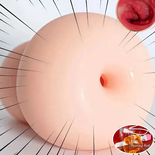 Male Masturbator Sex Toy for Adult Sexy Man Flesh Realistic Textured Pussy Anus Male Stroker Light Male Sex Toys Adult Supplies