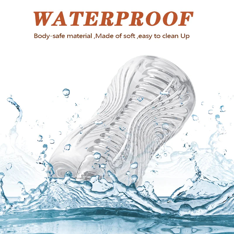 Male Masturbator Cup Sex Toys Adult Sex Toy Pocket Pussy TPE Male Penis Training Sex Toy For Men 3D Realistic Texture Couple 18+