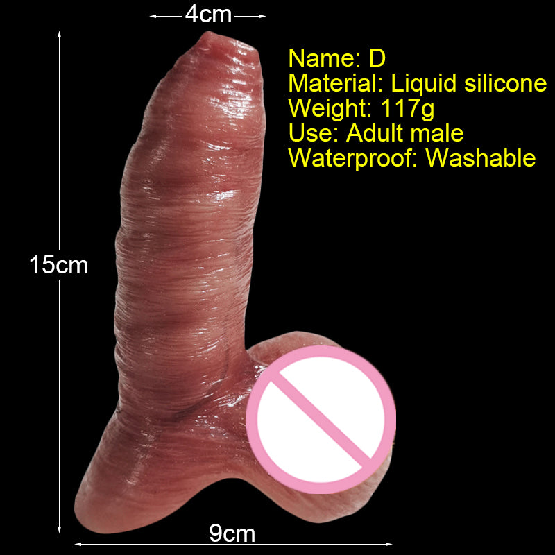Male Penis Sleeve Sex toys Cock Extender Reusable Condoms Delay Ejaculation Penis Enlargement Silicone Sex Toy For Men Sex Shop