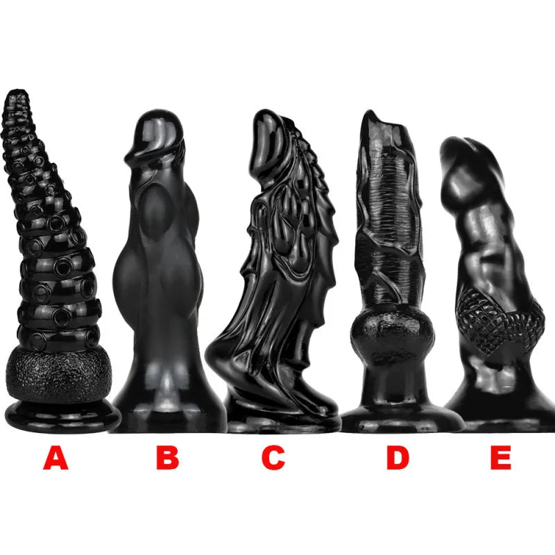 Alien-Inspired Animal-Shaped Dildos and Anal Plugs: Adult Sex Toys for Couples' Flirting, Anal Training & S&M Fun