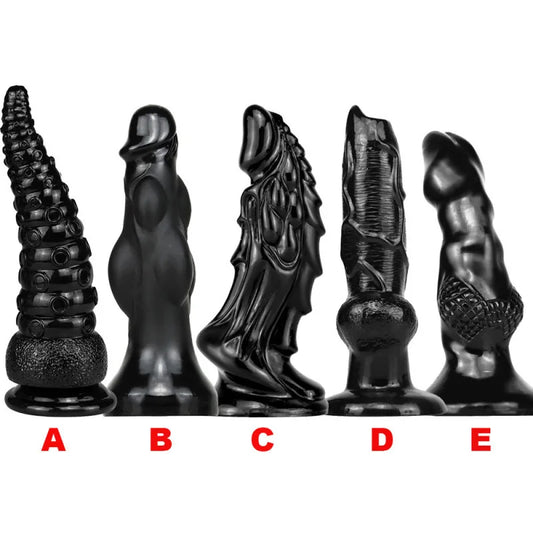 Alien-Inspired Animal-Shaped Dildos and Anal Plugs: Adult Sex Toys for Couples' Flirting, Anal Training & S&M Fun