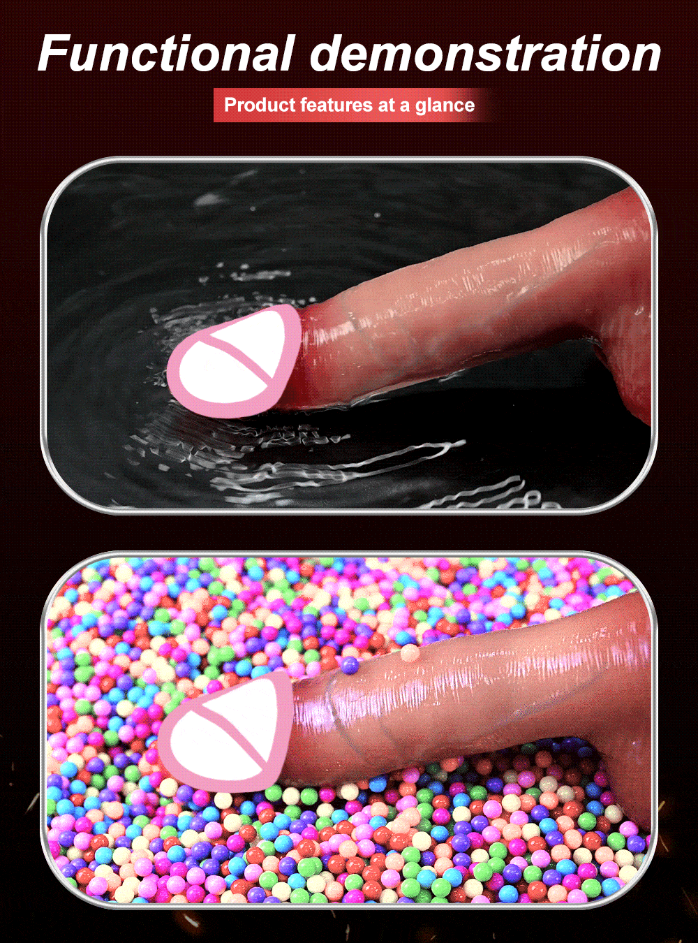 Women's Dildo Penetration Vaginal Anal Vibrator Stimulation Big Penis Vibrator Erotic Toy Long Huge Dildos Women Adult Product