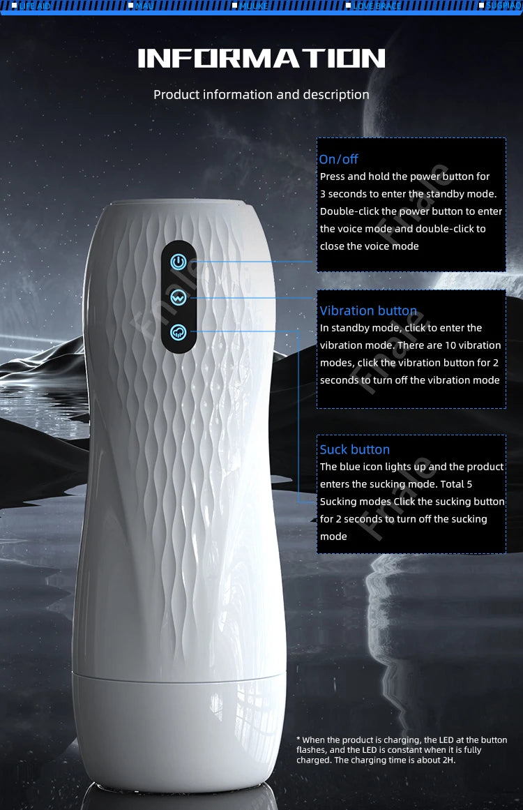 Sex Toy Automatic Sucking Male Masturbator Cup Vibration Blowjob Machine Heating Masturbation Adult for Men Masturbate Supplies