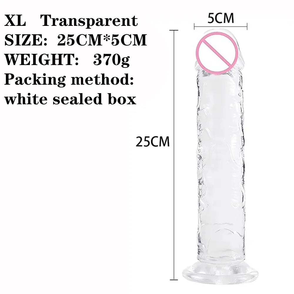 Dildos Sex Toys Adults 18 Sex Toy Soft Dick For Woman TPE Artificial Penis G-spot Simulation Full Size Realistic Anal Dildo Xl