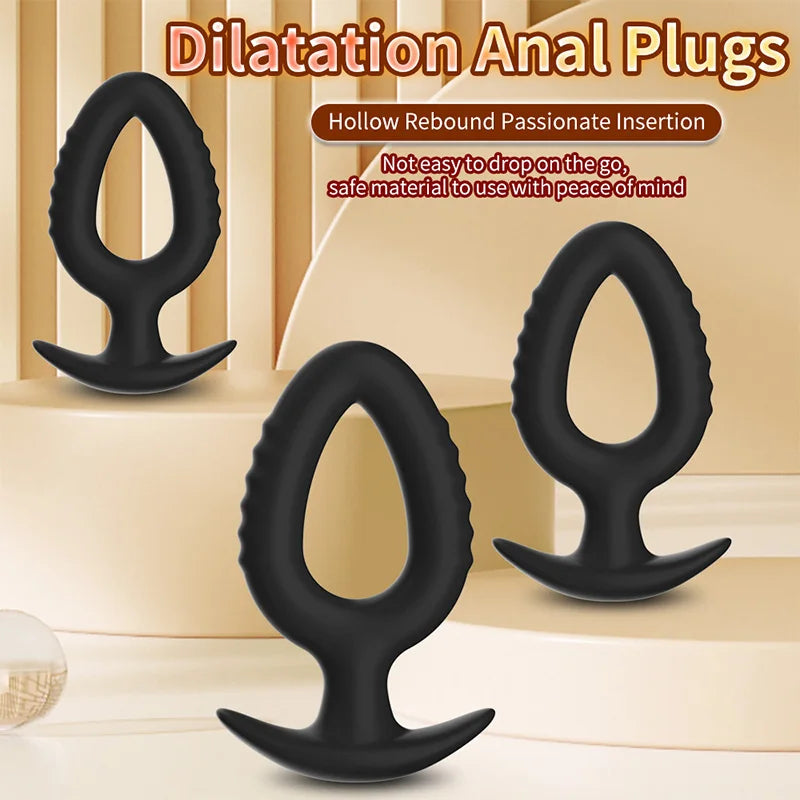 New Trend Wearable Anal Plug P Spot Stimulator Prostate Massage Fake Dildo Buttplug Sex Toy For Women Men Anal Dilator Adult 18+