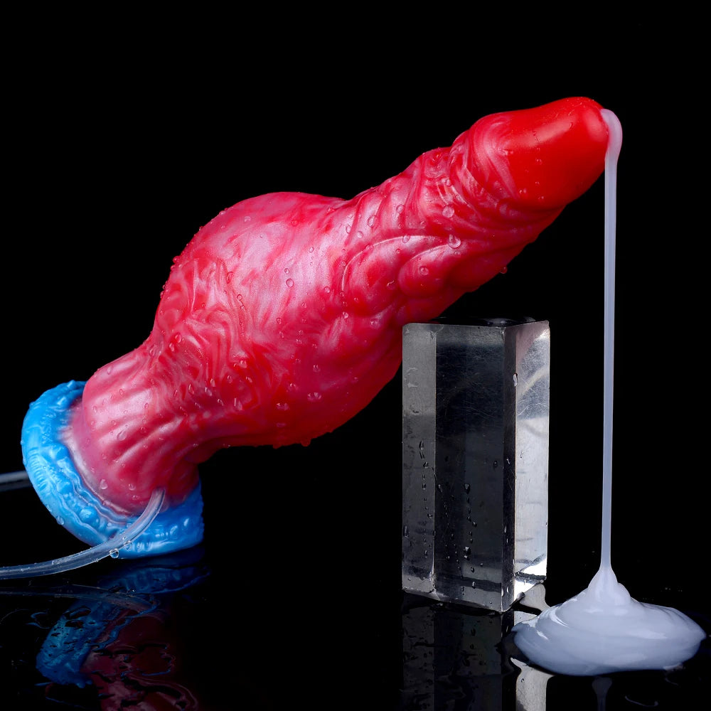 9.06" Dragon Dildo, Inflatable Monster Penis with Realistic Dragon Scales, G-spot Stimulation for Women/Couples, Hands-free Play