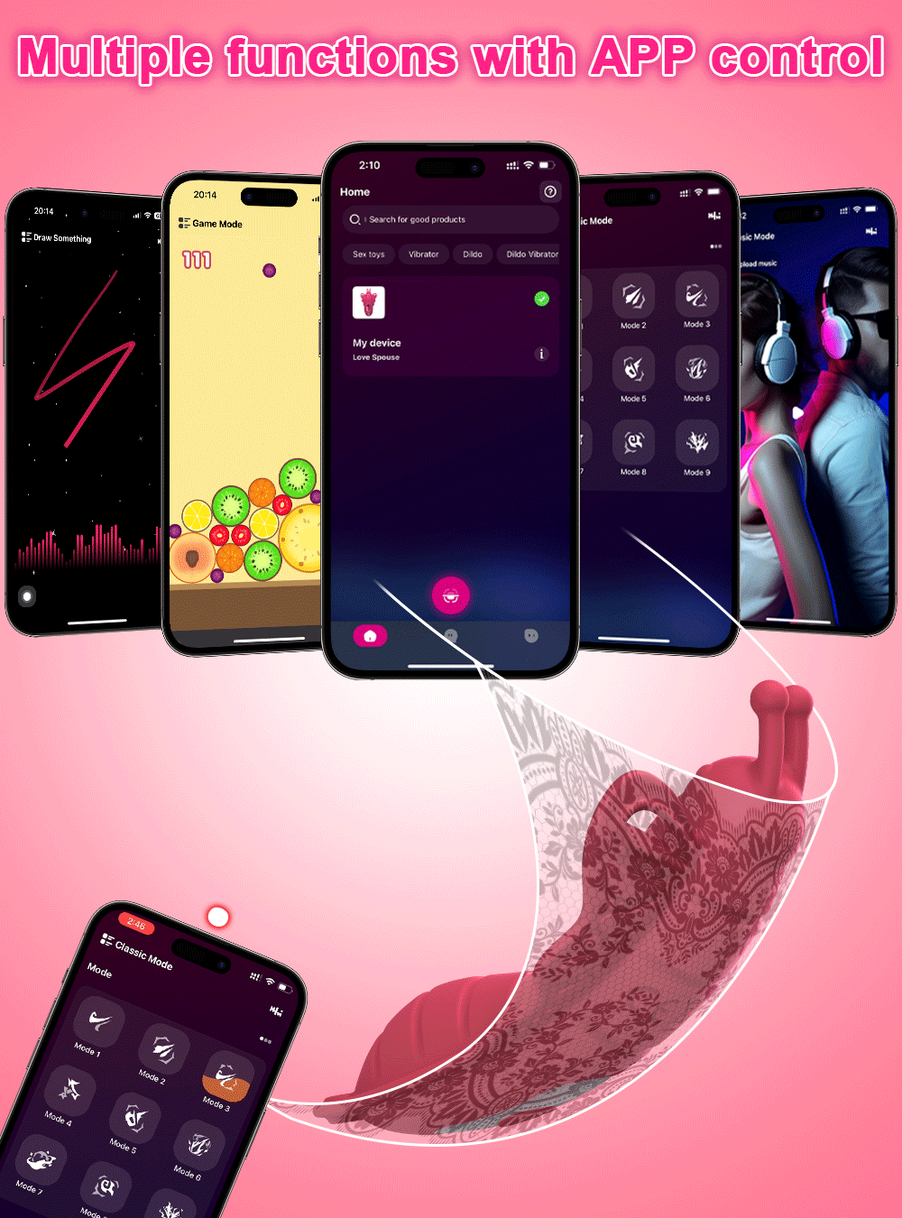 Adult Sex Toys Wearable with Panty Vibrator Female Couple Sex Toys Vibrating Clitoral Stimulator Sex Games Adult Sex Toys 18