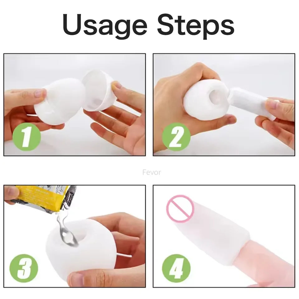 Silicone Stretchable Masturbator Adult Sex Toy for Men Adult Supplies Portable Male Masturbation Eggs Stimulating Penis Massager