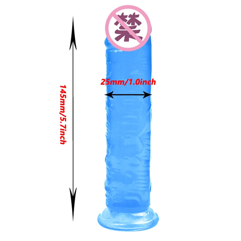 Realistic Dildos For Women Sex Toys Soft Silicone Powerful Suction Cup Curved Penis Vagina G-Spot Masturbators Goods For Adults