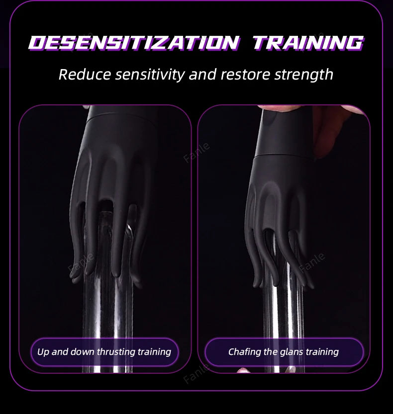 Male Glans Stimulate Massager 10 Modes Penis Delay Trainer Vibrator Rotate Masturbator Automatic Oral Climax Sex Toy For Men