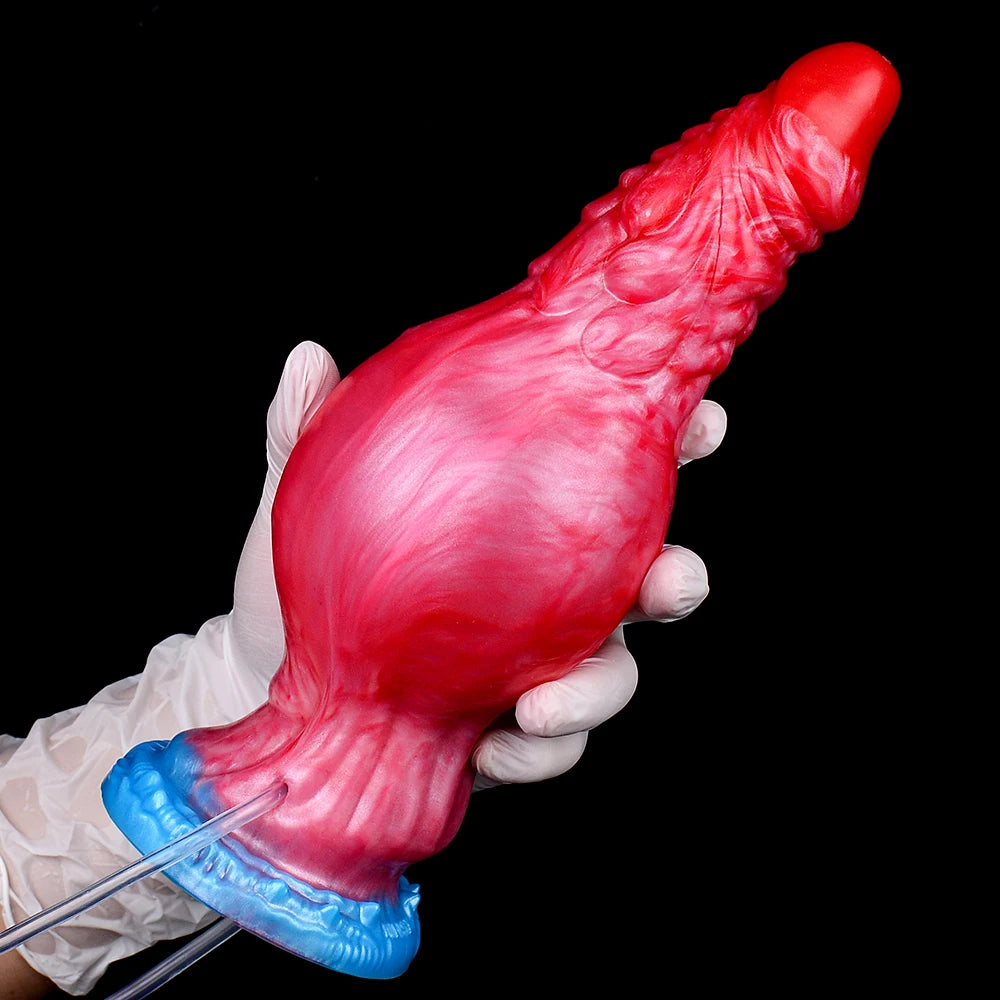 9.06" Dragon Dildo, Inflatable Monster Penis with Realistic Dragon Scales, G-spot Stimulation for Women/Couples, Hands-free Play