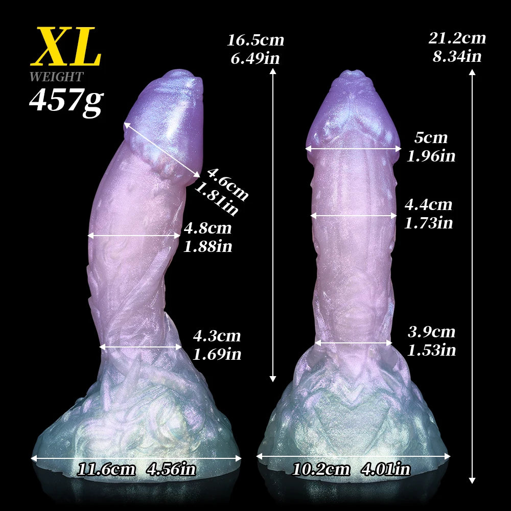 YOCY 4 Sizes Monster Dildos Curved Anal Plug Butt Dilator Vagina Massager Flirting Sex Toys For Women Men Masturbator Sexy Shop