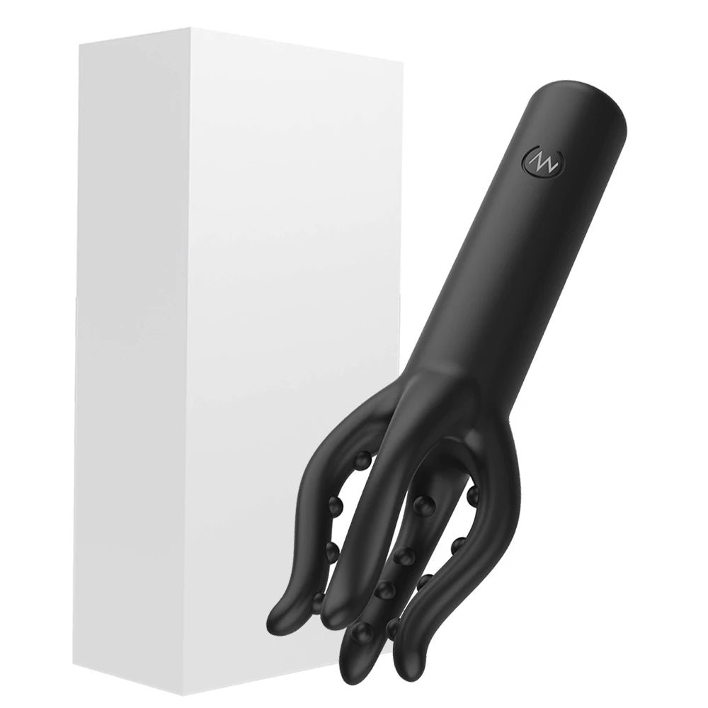 Sex Toys for Men Rechargeable Penis Massager with 10 Vibrators Male Masturbator Delay Lasting Glans Trainer Men's Glans Vibrator