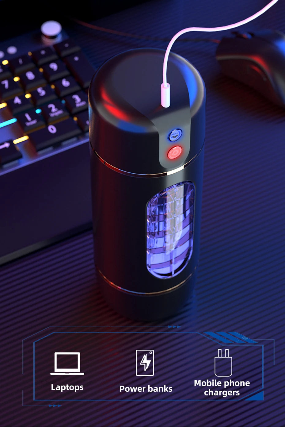 Sex Toy for Men Masturbator Cup Automatic Sucking Male Masturbator Vibration Blowjob Machine Sex Machine Penis Oral Machine