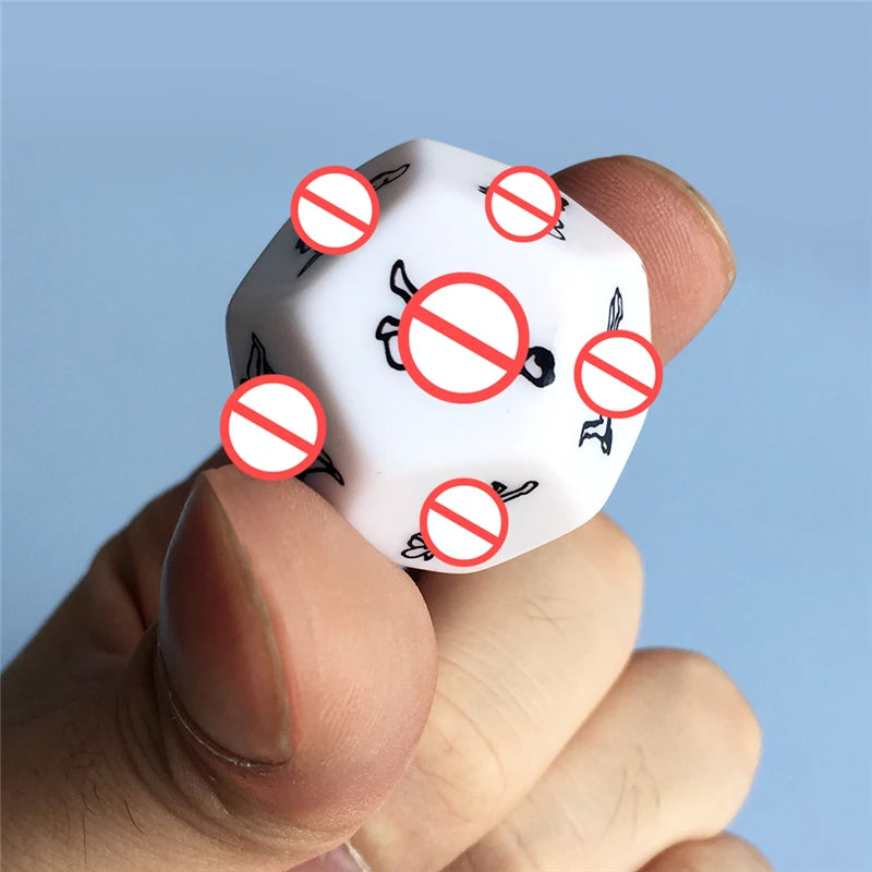 Sex Toys For Couples Women Adult Game Funny Sex Dice 6/12 Sides Romance Love Humour Gambling Erotic Crap Dice Bar Christmas Gift