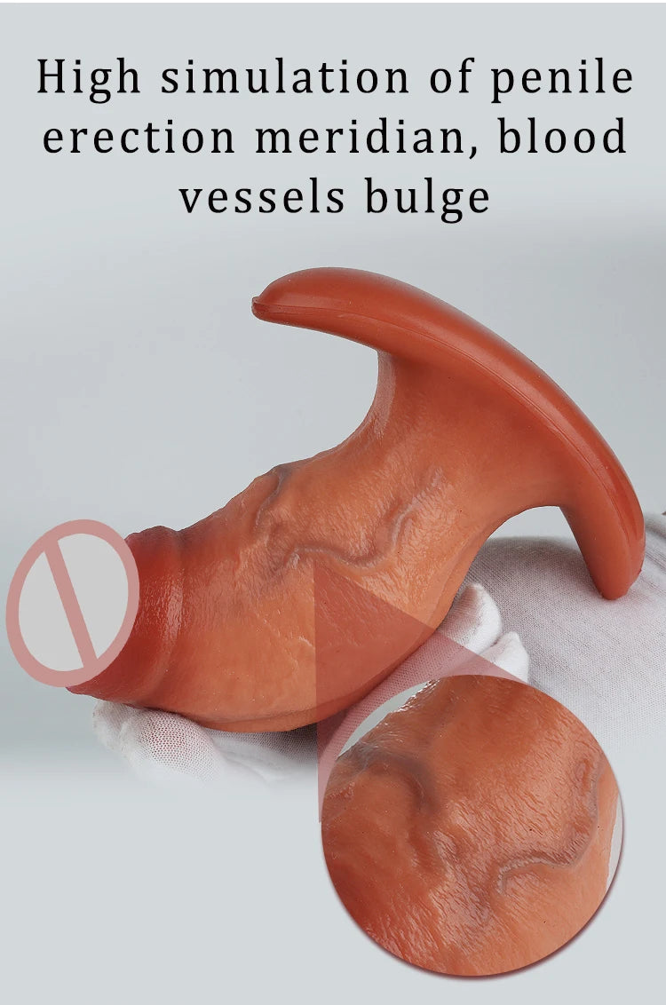 Sex Toys For Men Women Huge Dildo Anus Expansion Silicone Butt Plug Prostate Massager Vagina Big Dick Vibrating Dildo Anal Plug