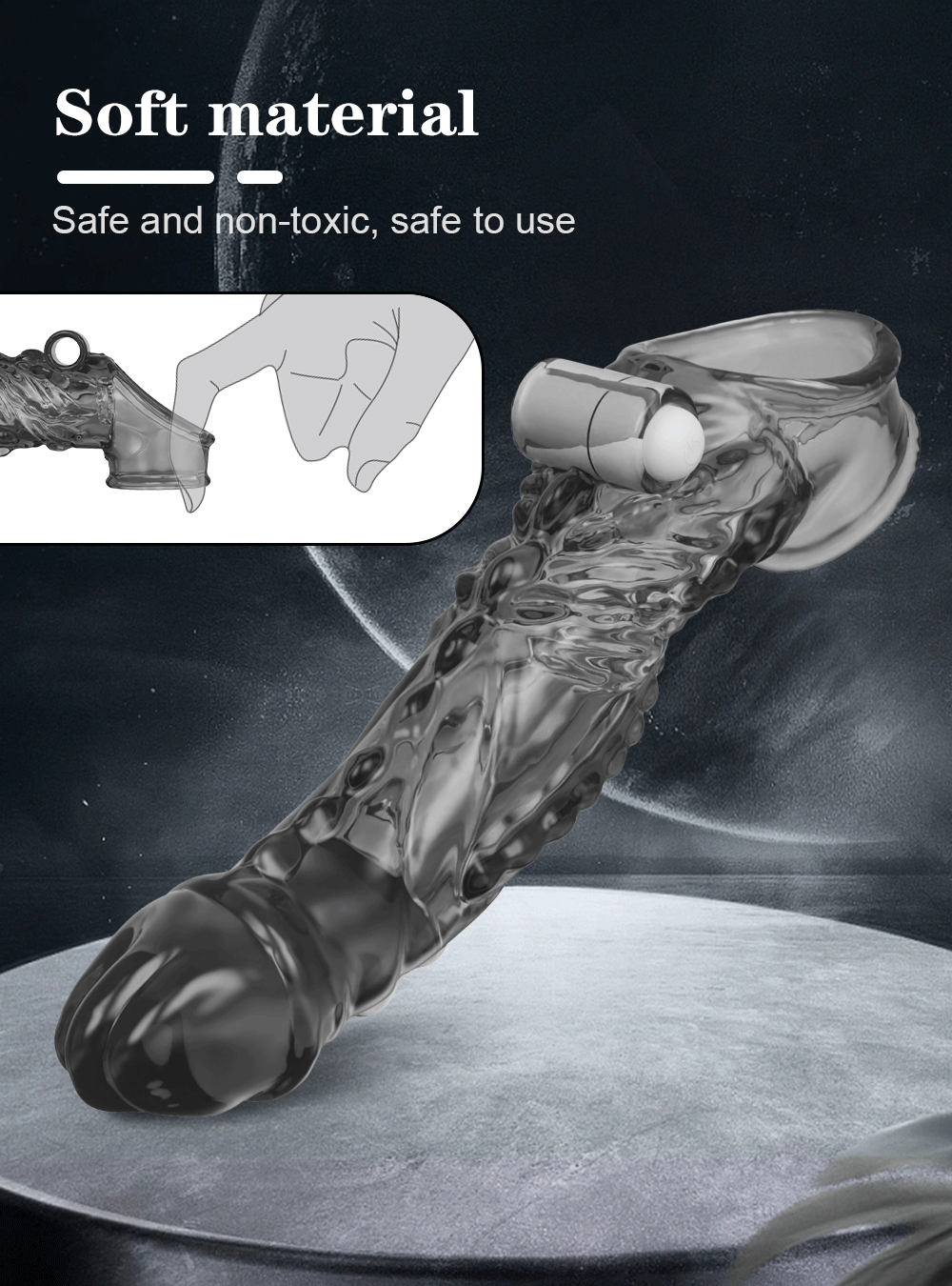 Double Penetration Vagina Vibrator Adult Toys Extensions Big Penis Vibrator Long Huge Dildos Double Anal Adult Erotica Products