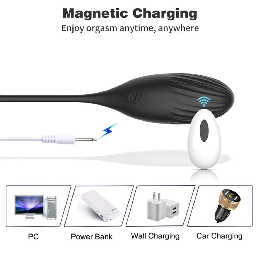 Male Thrusting Prostate Massager Vibrator for Men Gay Anal Plug Delay Ejaculation Wireless Remote Butt Plug Sex Toy for Couples