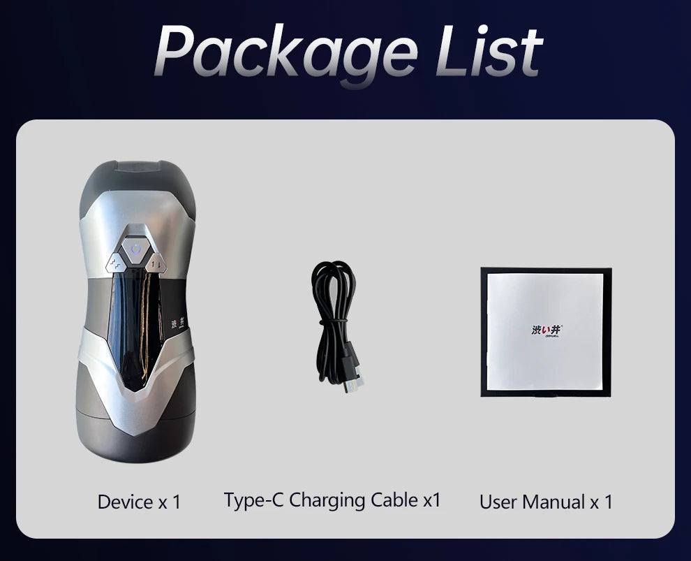 DRY WELL Sex Toys for Men Penis Pump - Male Masturbator Stroker with 3 Thrusting & 9 Vibration Adult Toys, Pocket Pussy for Men