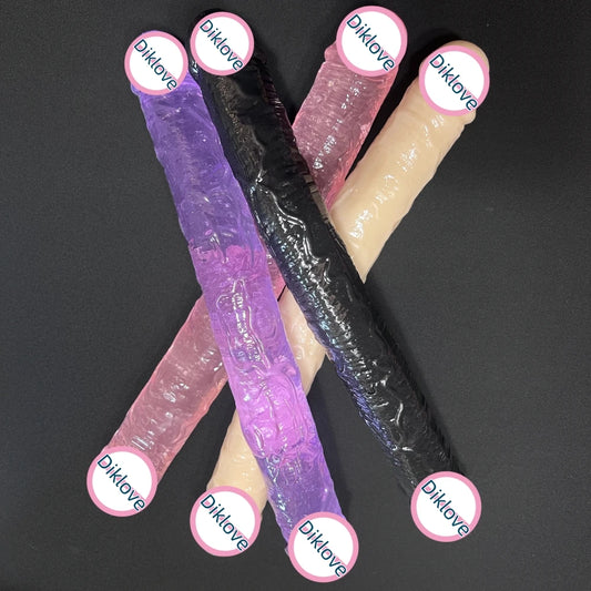 Double Dildo Realistic Penis Lesbian Couple Toys  double penetration Sex Toys for Woman Anal Vigina Adult Sex Products