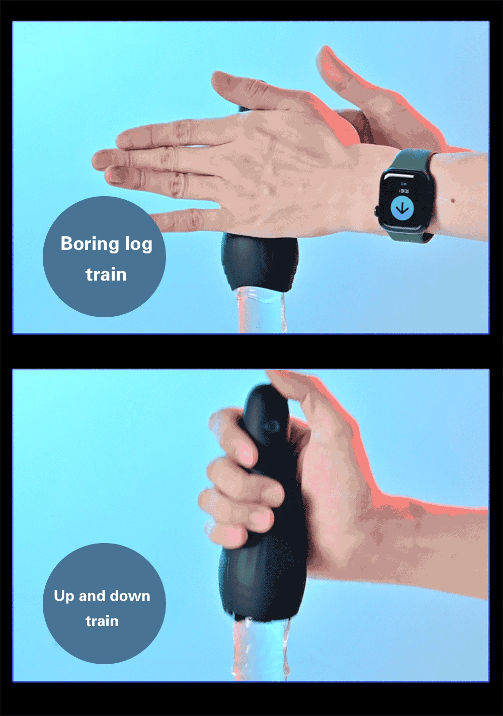 Sex Toys for Men Rechargeable Penis Massager with 10 Vibrators Male Masturbator Delay Lasting Glans Trainer Men's Glans Vibrator