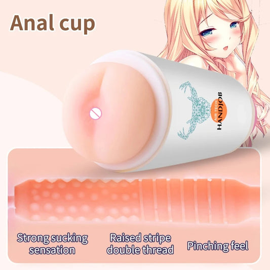 Sexy Sex Toy for Men Realistic Adult Product Male Masturbation Cup Artificial Vagina 3D Manual Pocket Pussy Men’s Masturbator