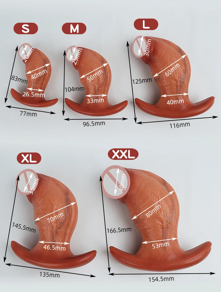 Sex Toys For Men Women Huge Dildo Anus Expansion Silicone Butt Plug Prostate Massager Vagina Big Dick Vibrating Dildo Anal Plug