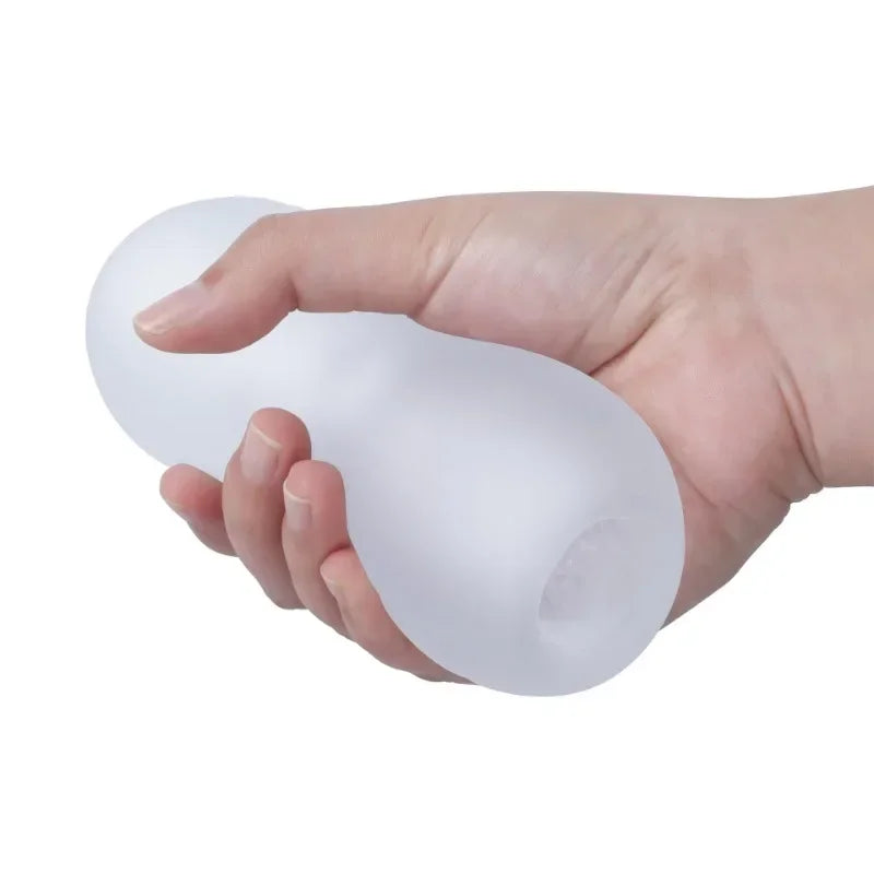 Sex Toy Male MasturbatorCup Sucking Penis Pump Glans Realistic Anal Pussy Vagina G-Spot Stimulator Transparent For Men Adult 18+