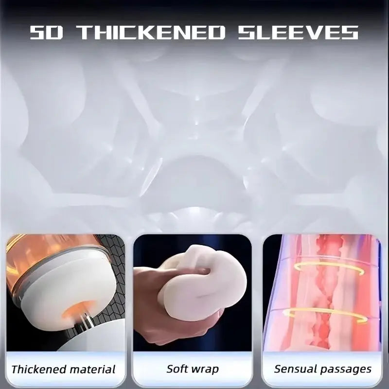 Sex Toy Automatic Sucking Male Masturbator Cup Vibration Blowjob Machine Heating Masturbation Adult for Men Masturbate Supplies