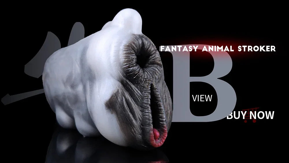 HMYAD Men Masturbator Silicone Sex Toy For Adult 18+ Anal Vaginal Dual Channel Penis Stimulator Massager Pussy Fetish