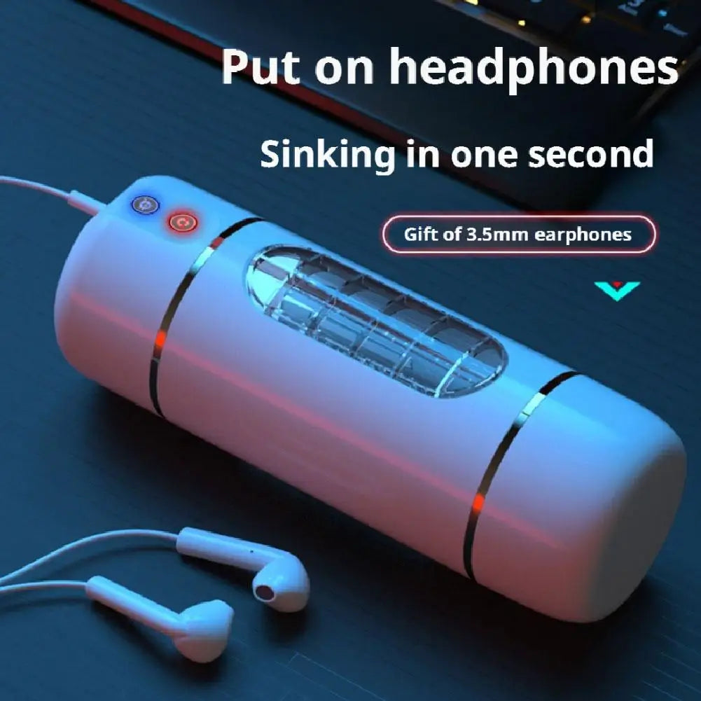 Sex Toy for Men Masturbator Cup Automatic Sucking Male Masturbator Vibration Blowjob Machine Sex Machine Penis Oral Machine