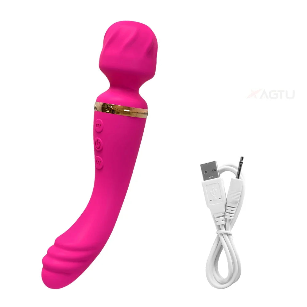 AV Magic Wand Massage G-spot Vibrator Clitoral Stimulator Female Masturbation Dildos Vibrator for Women Rechargeable