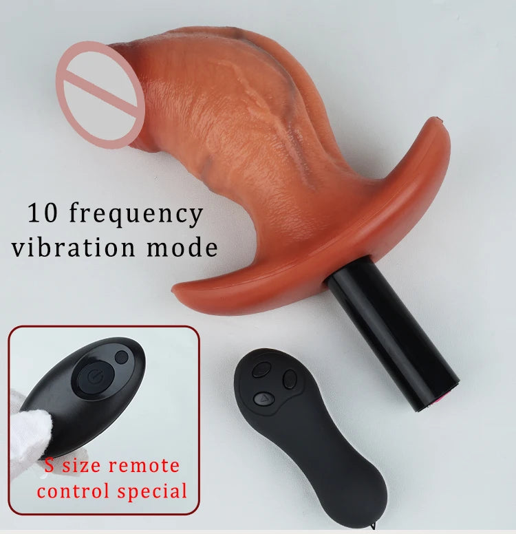 Sex Toys For Men Women Huge Dildo Anus Expansion Silicone Butt Plug Prostate Massager Vagina Big Dick Vibrating Dildo Anal Plug