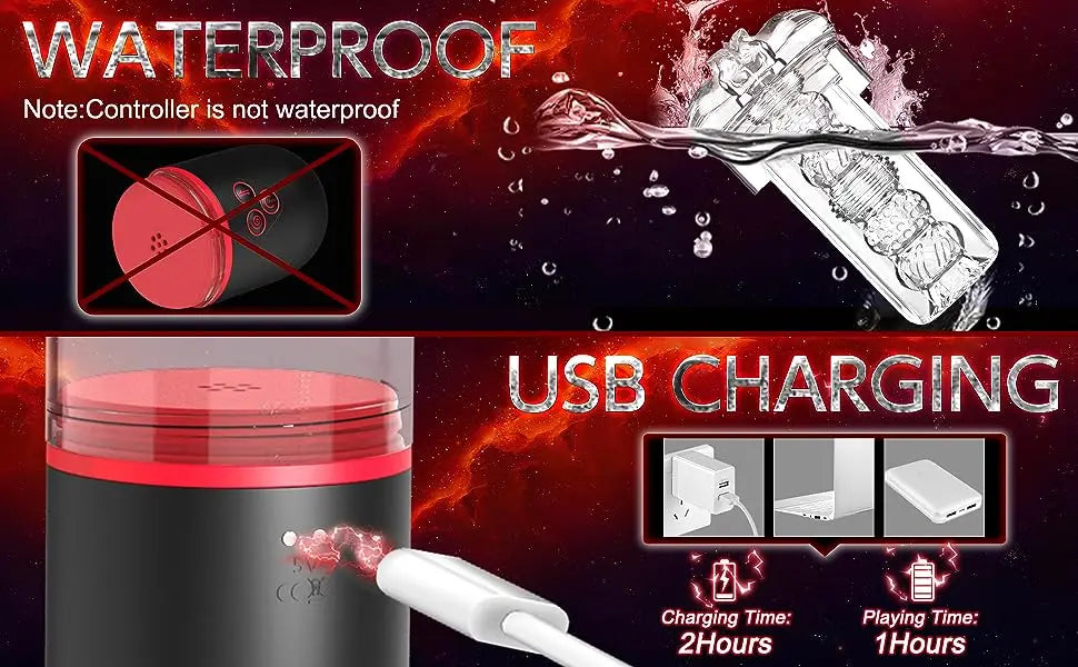 Male Masturbator Penis Pump Men Sex Toy Pocket Pussy Stroker 3D Realistic Textured 9 Vibration & 3 Suction Blowjob Machine