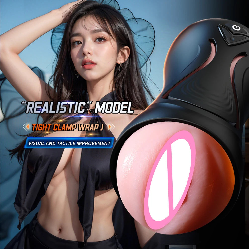 Automatic Male Masturbator Cup Blowjob Vaginal Penetration Pocket Pussy APP Control Sex Toy For Men  Adults Goods Sex Machine