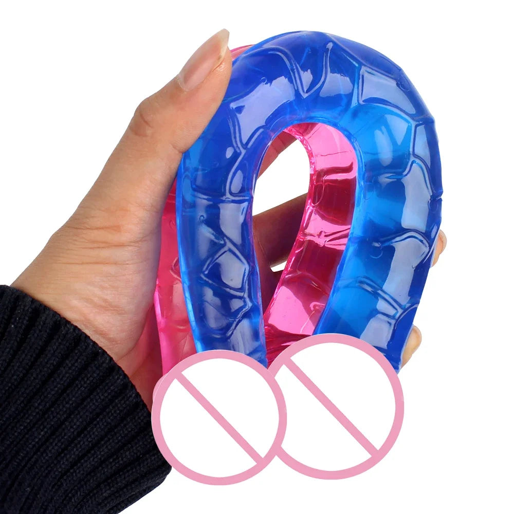 Big Realistic Long Double Dildos Silicone huge Penis Dick Anal dildo Butt Plug Adult masturbation Sex Toys For man Women/Lesbian