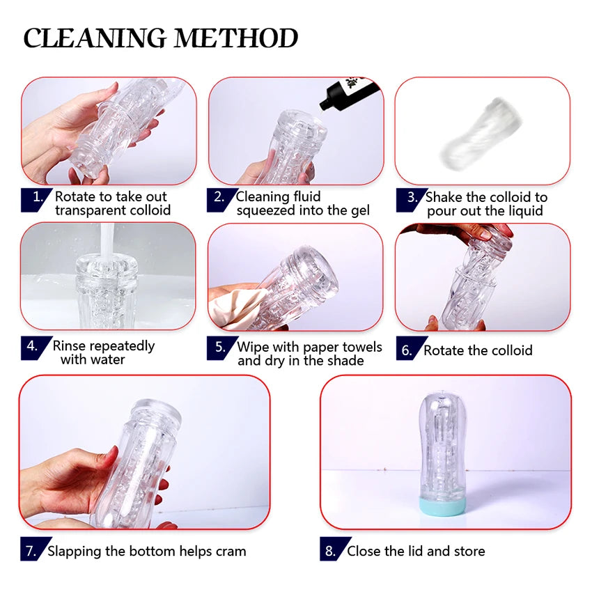 Male Masturbators Soft Pussy Sex Toys Real Vagina Adult Endurance Exercise Erotic Vacuum Pocket Masturbation Cup For Adult Men