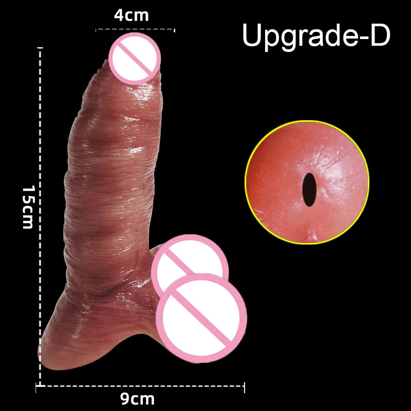 Male Penis Sleeve Sex toys Cock Extender Reusable Condoms Delay Ejaculation Penis Enlargement Silicone Sex Toy For Men Sex Shop