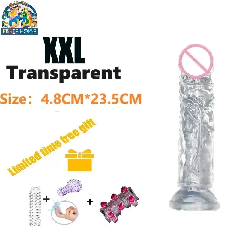 Dildos Sex Toys Dick Cheap Soft Female Vagina Clitoris Anal Masturbators Penis with Suction Cup 5 Colors Consolador Dildo Gode