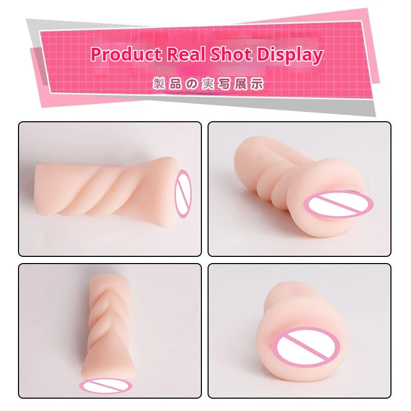 WIKISH Boxed Male Masturbator Adult Oral Vaginal Anal Realistic Sex Toy for Men